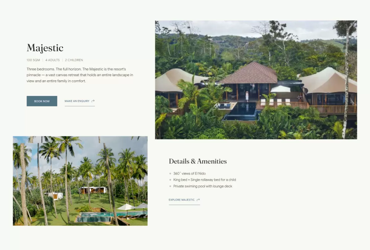 Aman Glamping - Architecture Detail