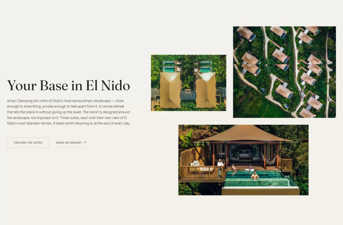 Aman Glamping - Architecture Detail